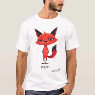 Camiseta Raposa Sedutora Atitude Divertida para Adultos