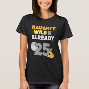 Camiseta Raposa Selvagem E Já 25 De Aniversário