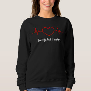 Camiseta Raposa Suave Terrier Hearbeat Ama Meu Cão