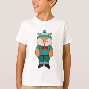 Camiseta Raposa verde branca