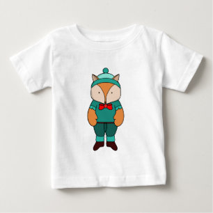 Camiseta Raposa verde branca
