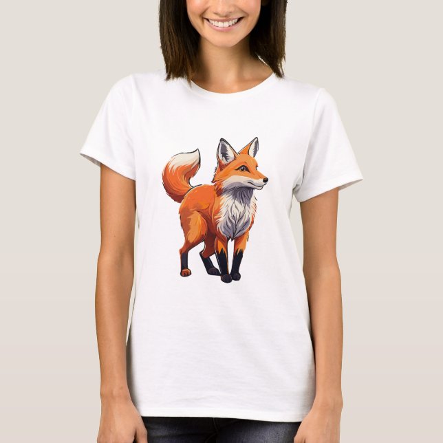 Camiseta Raposa vermelha (Frente)