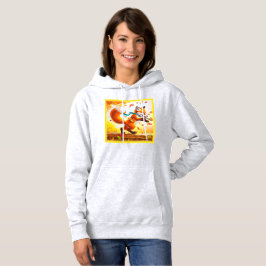 Camiseta Raposa Vermelha Bonita na Pintura da Estação de Qu
