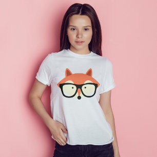Camiseta Raposa Vermelha Hipster Cura