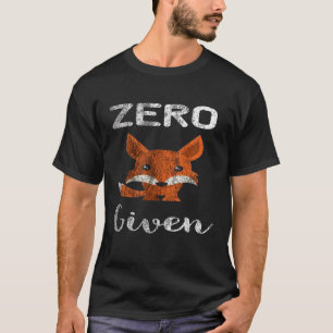 Camiseta Raposa Zero Dada Distúrbio Sarcástico