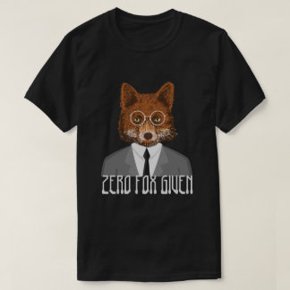 Camiseta Raposa Zero Dada Em Raposa Num Fato E Óculos