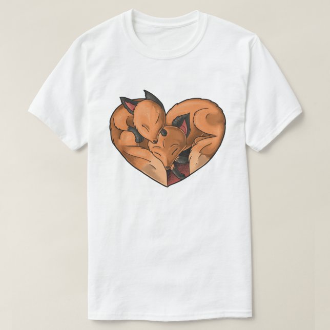 Camiseta Raposas (Frente do Design)