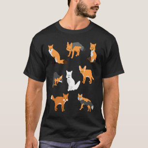 Camiseta raposas amado da floresta