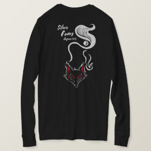 Camiseta Raposas prateadas LS feminino