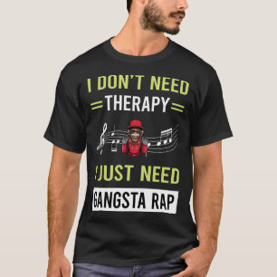 Camiseta Rapper de Rapper Gangsta Rap de Terapia