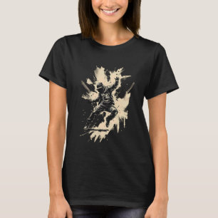 Camiseta Rapper Hip hop Grafite Vibração Moda Urbana de Rua