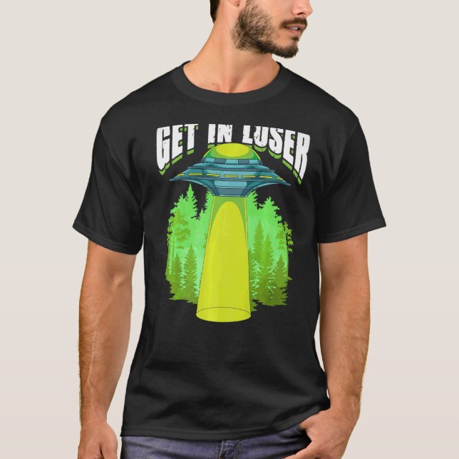 Camiseta Rapto Da Alienígena De Ficção Científica Ufo Da Al (Frente)