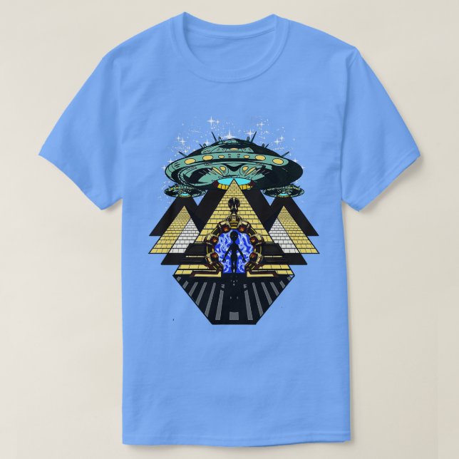Camiseta Rapto das Pirâmides Egípcias (Frente do Design)