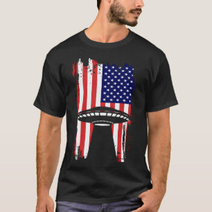Camiseta Rapto De Alienígenas Da Ufo Em 4 De Julho, Present