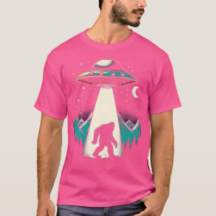 Camiseta Rapto De Alienígenas De Pé-Grande Da Ufo