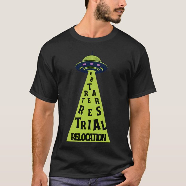 Camiseta Rapto de Alienígenas Extraterrestre de Relocalizaç (Frente)