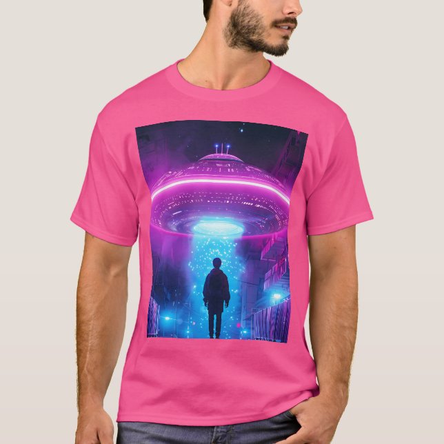 Camiseta Rapto de Neon Ufo (Frente)