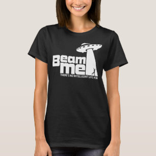 Camiseta Rapto do Espaçonave Me Fez Não Há Inteligência