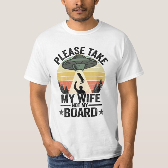 Camiseta Rapto Por Favor, Leve Minha Esposa (Frente)