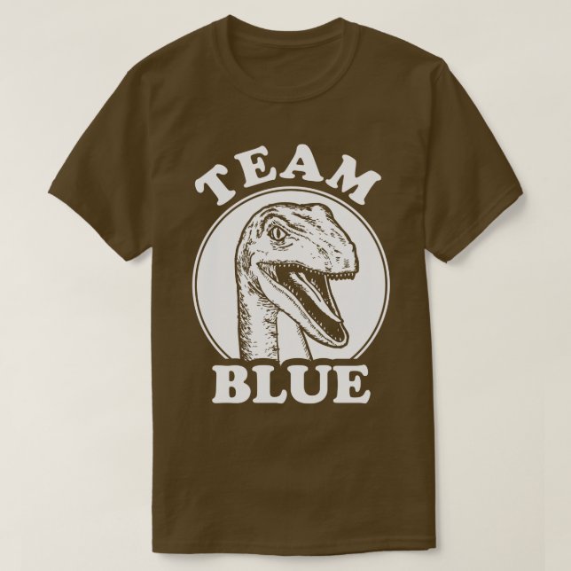 Camiseta Raptor Azul de Equipe (Frente do Design)