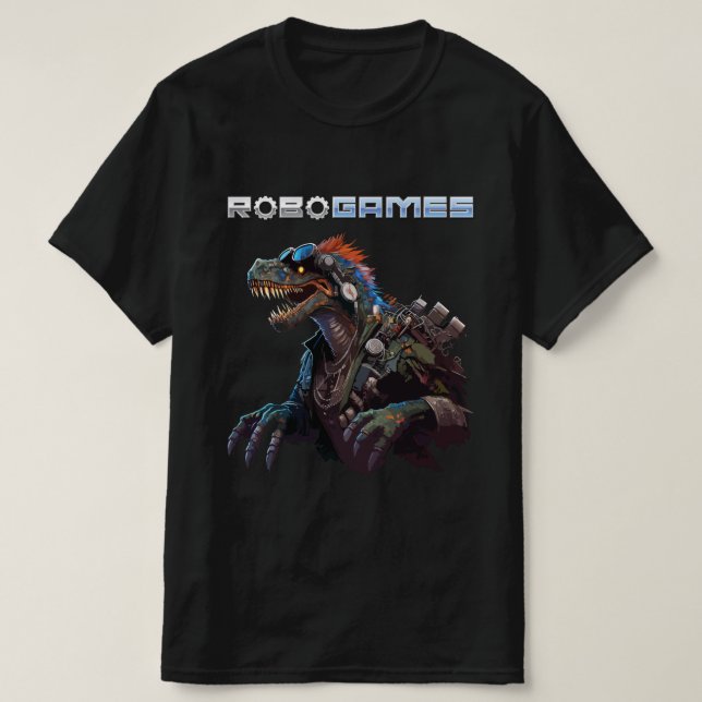 Camiseta Raptor CyberPunk (Frente do Design)