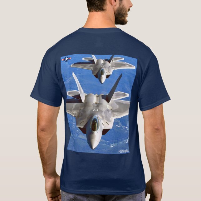 Camiseta Raptor F-22A (Verso)
