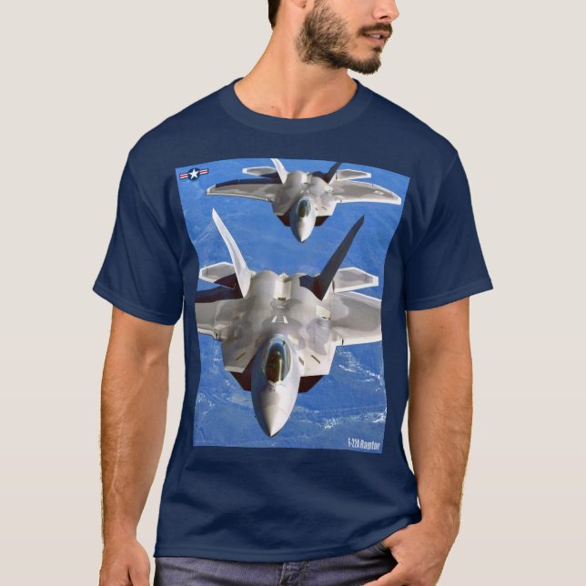 Camiseta Raptor F-22A (Frente)
