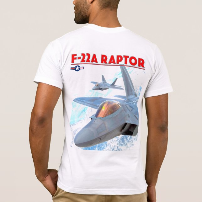 Camiseta Raptor F-22A (Verso)