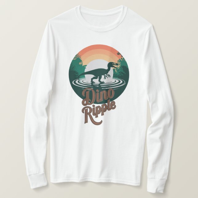 Camiseta Raptor Ripple (Frente do Design)