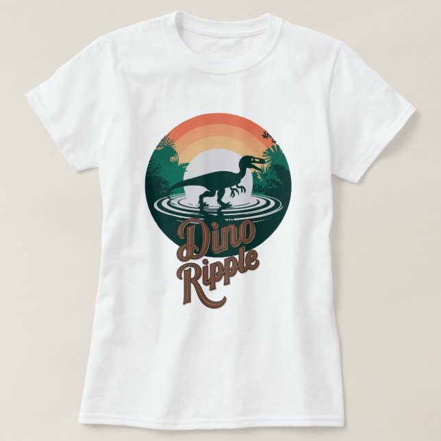 Camiseta Raptor Ripple (Frente do Design)