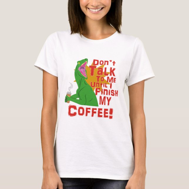 Camiseta Raptores e café (Frente)
