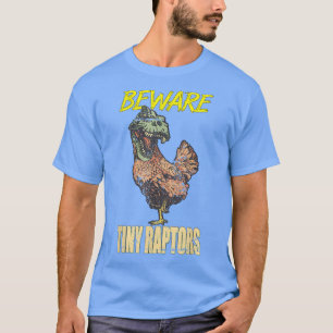 Camiseta Raptores pequeninos para o Farmador de Galinhas