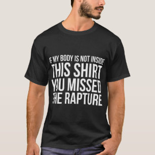 Camiseta Rapture Christian Jesus está voltando