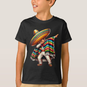 Camiseta Rapys Dabbing Poncho Cinco De Mayo Mexicano