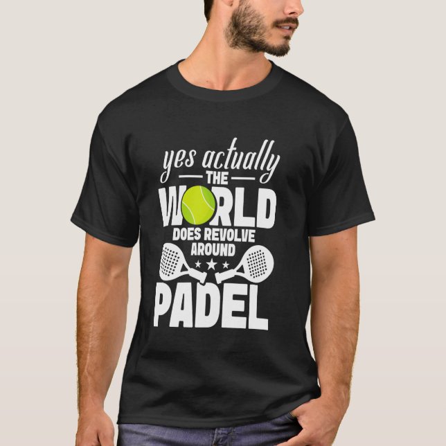 Camiseta Raquet Ball Lover Player Yes Actually Fan Racket P (Frente)