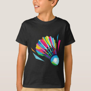 Camiseta Raquete de peteca de badminton esporte badminton a