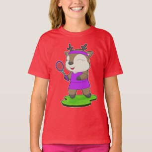 Camiseta Raquete de tênis da rena