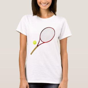 Camiseta Raquete e bola de tênis