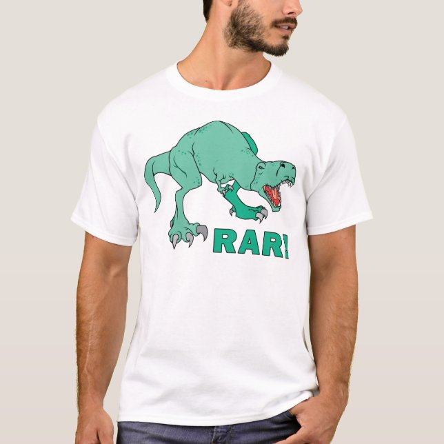 Camiseta Rar de Rex do tiranossauro! (Frente)
