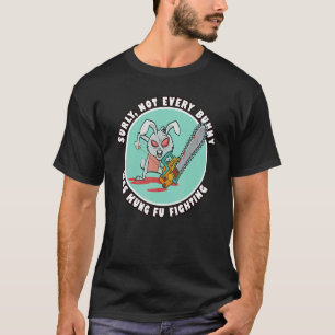 Camiseta Raramente Nem Todos Eram Kung Fu Lutando Cadeias