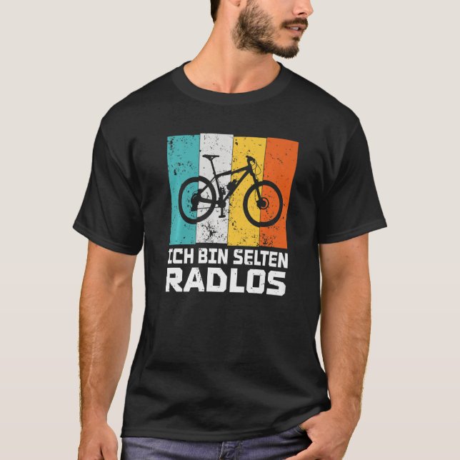 Camiseta Raramente sou uma bicicleta engraçada e sem bicicl (Frente)