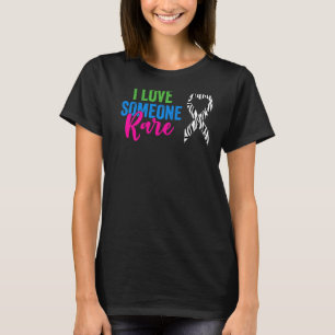 Camiseta Raras Doenças Consciência Adoro Alguém Rara Zeb