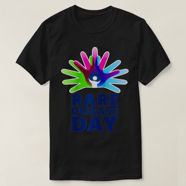 Camiseta Rare Disease Awareness   Rare Disease Day 2022  (Frente do Design)
