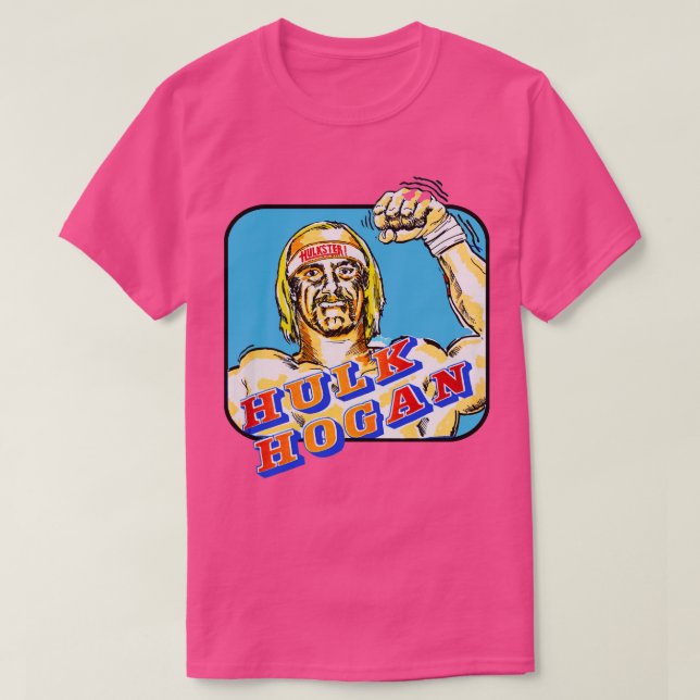 Camiseta Rare Vintage 80s Hulkster Hogan (Frente do Design)