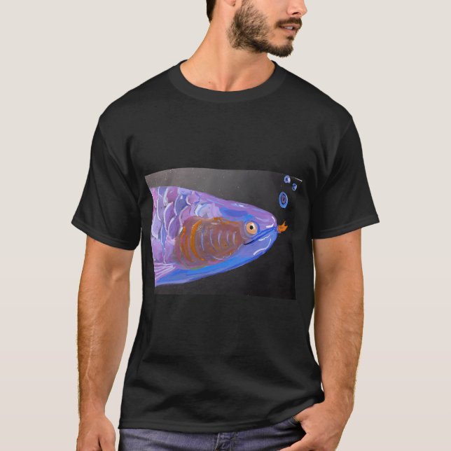 Camiseta Raro Koi Nemo Mármore Betta - A Obra-Prima Viva (Frente)
