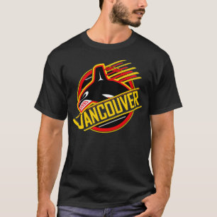 Camiseta RAROS Canucões Retrovisores de Hóquei em Vancouver