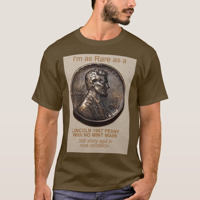 Camiseta Raros como uma Penny de 1967 (Frente)