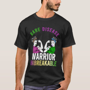 Camiseta Raros Guerreiros da Doença Inseparáveis Camisa-T R