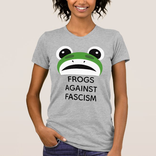 Camiseta Rãs contra o Fascismo (Frente)