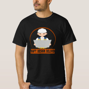 Camiseta RASCUNHO, projeto para engenharia
